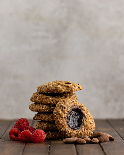 Raspberry Almond Cookies - Butterfly Bakery of Vermont